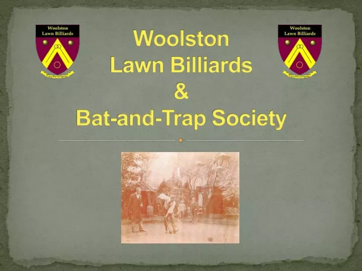 woolston lawn billiards bat and trap society