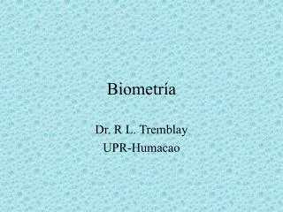 biometr a