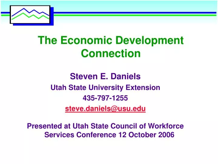 the economic development connection