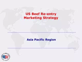 US Beef Re-entry Marketing Strategy