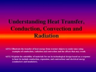 Understanding Heat Transfer, Conduction, Convection and Radiation