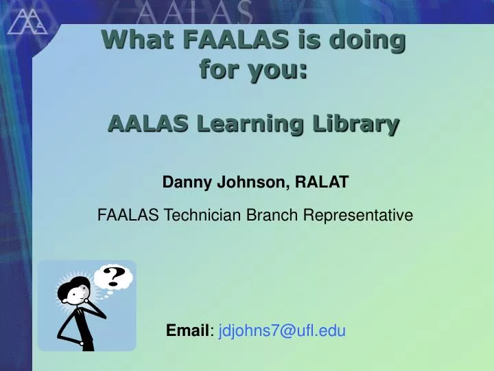 what faalas is doing for you aalas learning library