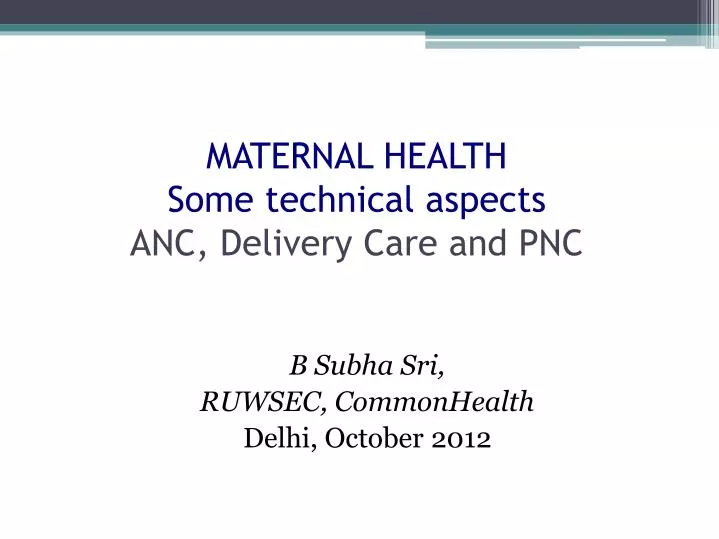 b subha sri ruwsec commonhealth delhi october 2012