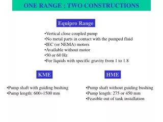 ONE RANGE ; TWO CONSTRUCTIONS