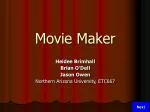 Movie Maker - slide 1