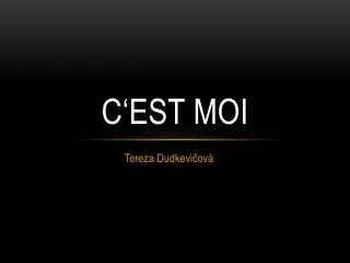 c est moi