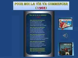 pour moi la vie va commencer 1962