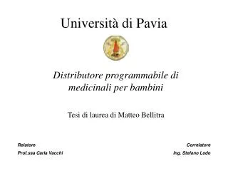 universit di pavia