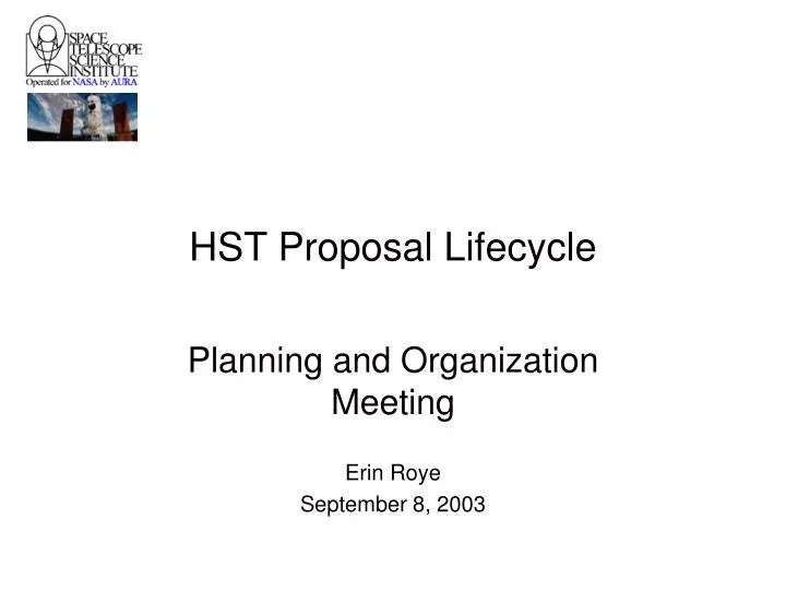 hst proposal lifecycle