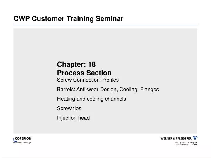 cwp customer training seminar