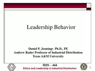 Leadership Behavior
