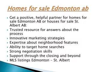 houses for sale Edmonton ab