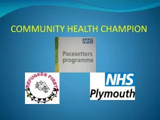 COMMUNITY HEALTH CHAMPION