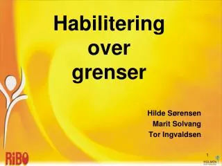 habilitering over grenser
