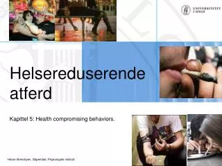 helsereduserende atferd