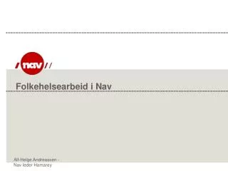 folkehelsearbeid i nav