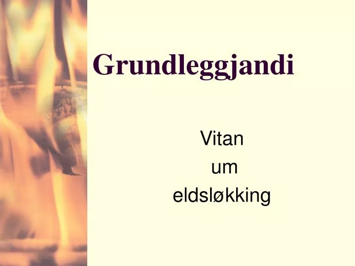 grundleggjandi