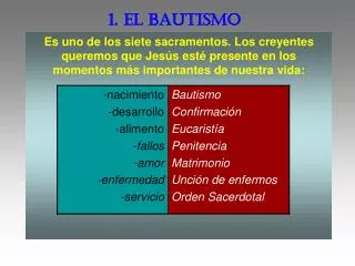 1 el bautismo