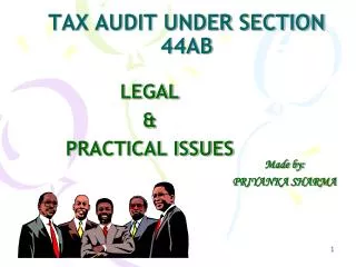 TAX AUDIT UNDER SECTION 44AB