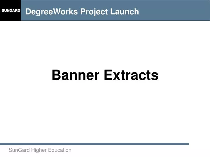 banner extracts