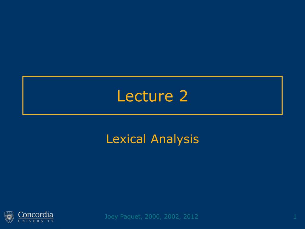 PPT - Lecture 2 PowerPoint Presentation, free download - ID:5057591