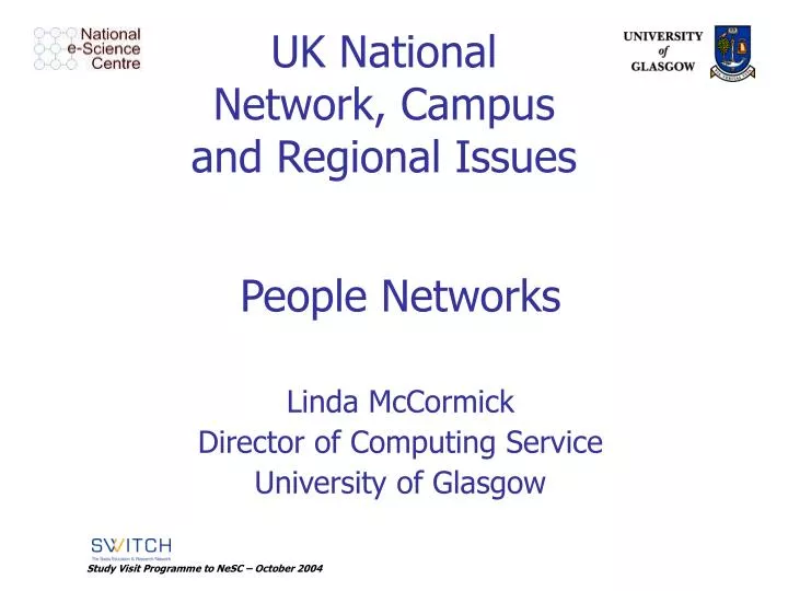 uk national network campus and regional issues