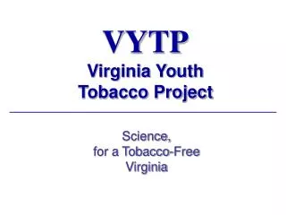 VYTP Virginia Youth Tobacco Project