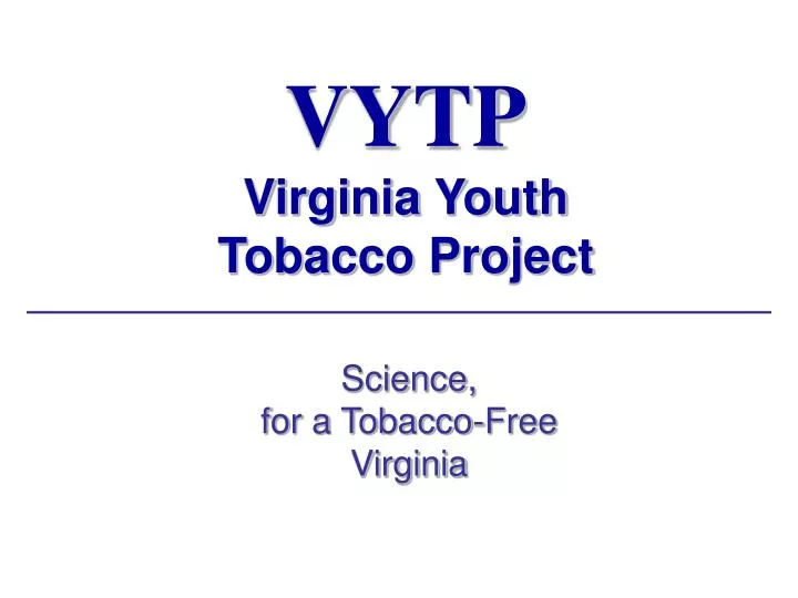 vytp virginia youth tobacco project