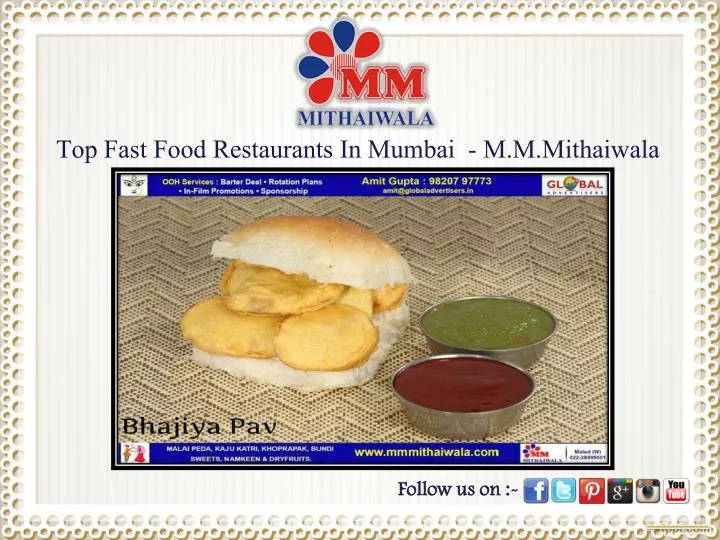 top fast food restaurants in mumbai m m mithaiwala