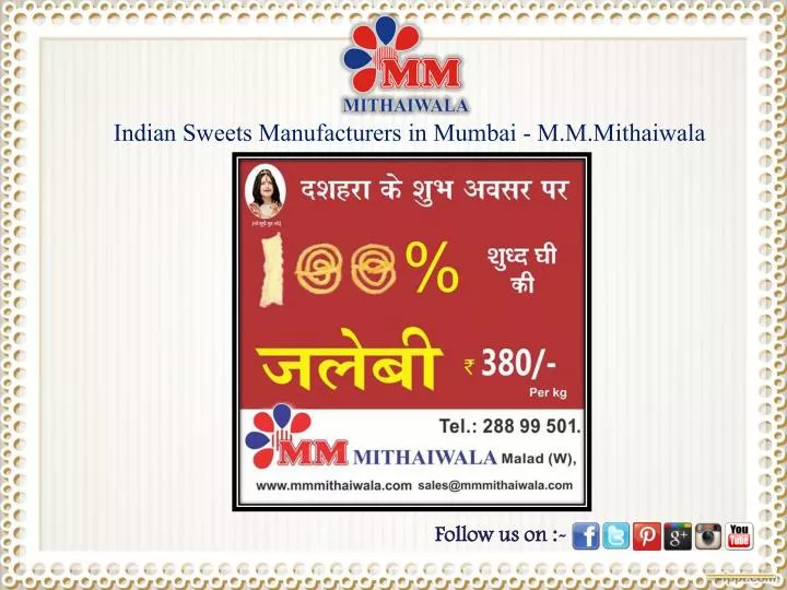 indian sweets manufacturers in mumbai m m mithaiwala