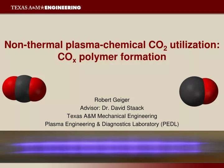 non thermal plasma chemical co 2 utilization co x polymer formation