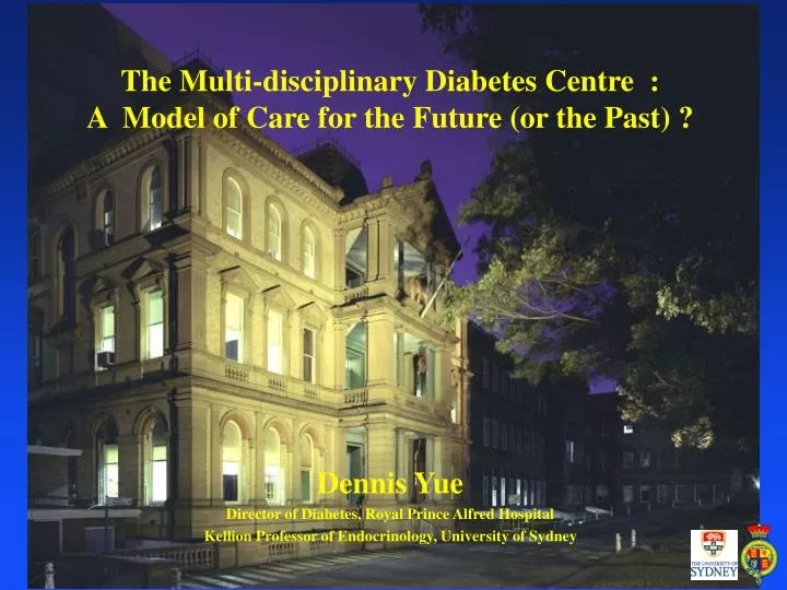 the multi disciplinary diabetes centre a model of care for the future or the past
