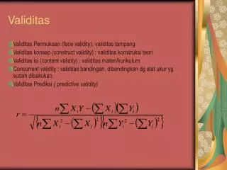 validitas