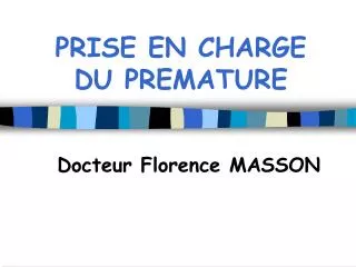 prise en charge du premature