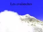 Les avalanches - slide 1