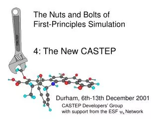 The Nuts and Bolts of First-Principles Simulation