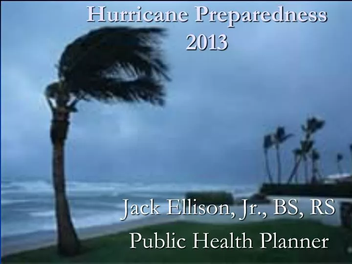 hurricane preparedness 2013