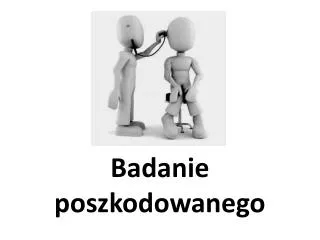 badanie poszkodowanego