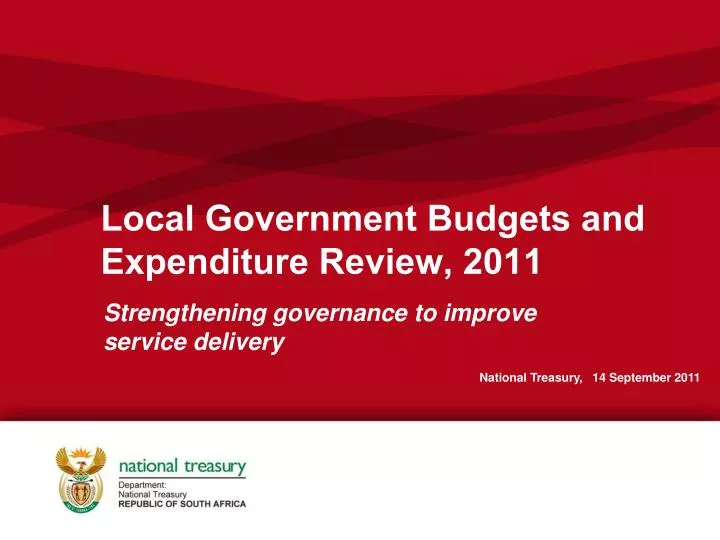 local government budgets and expenditure review 2011