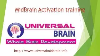welcome to midbrain activation training