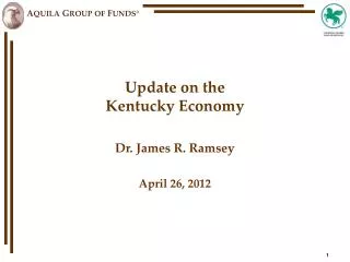 Update on the Kentucky Economy