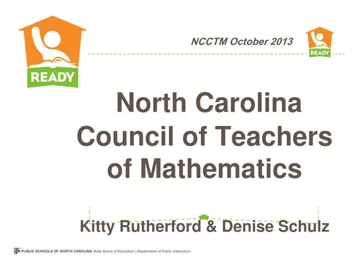 north carolina council of teachers of mathematics kitty rutherford denise schulz