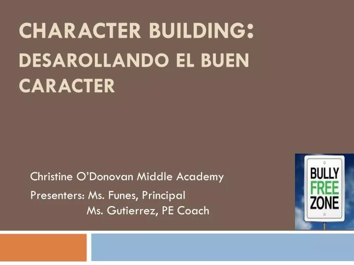 character building desarollando el buen caracter