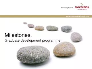 Milestones. Graduate development programme