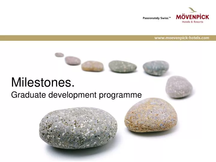 milestones graduate development programme