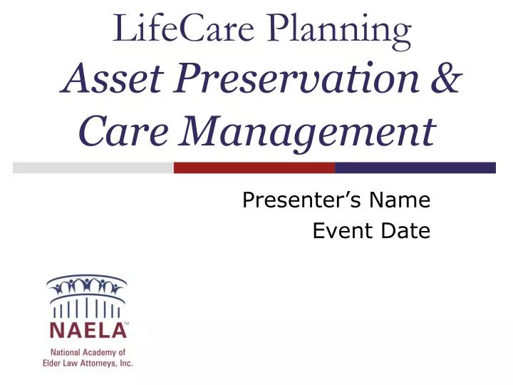 lifecare planning asset preservation care management