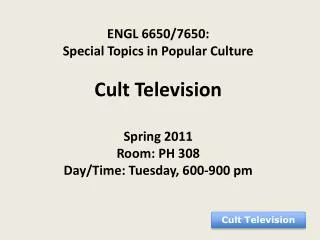Cult Television