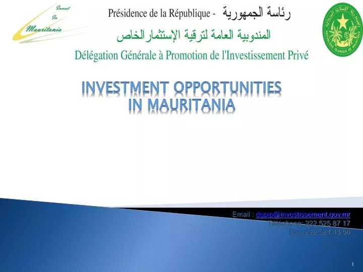 investment opportunities in mauritania