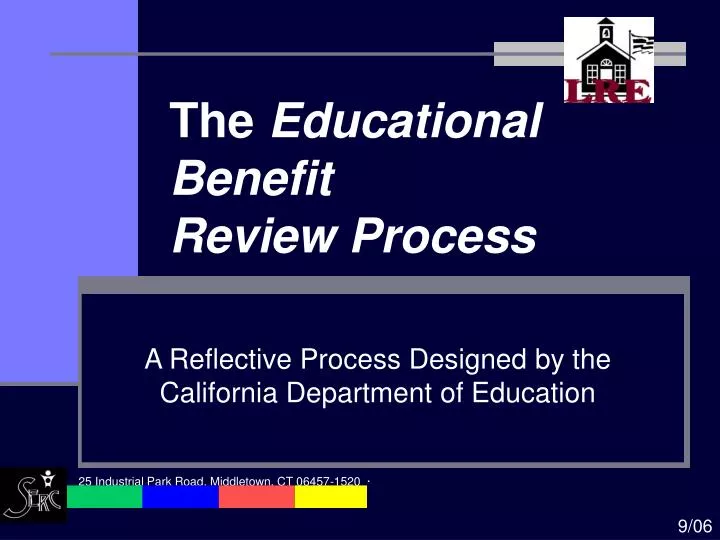 the educational benefit review process