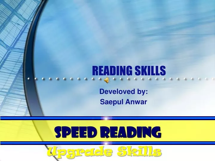 reading skills